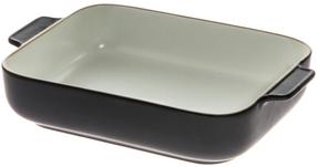 Keraamiline küpsetusvorm Maku Oven Dish, valge v./must v., 30 cm x 19 cm