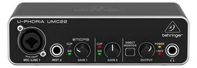 Аудио интерфейс Behringer UMC22, черный цв.