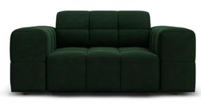 Krėslas Micadoni Home Jennifer Velvet, tamsiai žalia sp., 124 cm x 102 cm x 70 cm