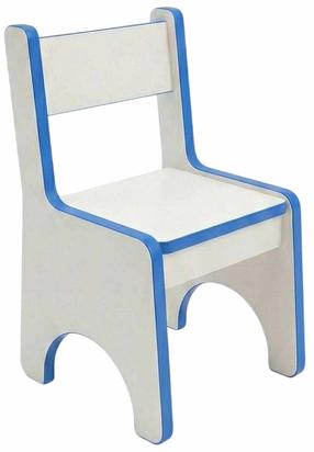 Vaikiška kėdė Kalune Design Artmtkchr, mėlyna sp./balta sp., 30 cm x 50 cm