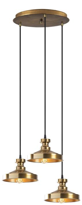 Lampa karināms Opviq Berceste 182VINTAGE-S2 521SHN3264, E27, 3 x 40 W, bronza krās. / bronzas krās.