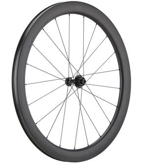 Велосипедное колесо, передний Newmen Advanced Carbon A.50 622 21H Road SJ C-Lock 12x100, алюминий/углеродное волокно, черный цв., 28"