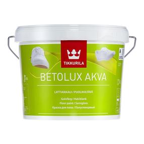 Краска для пола Tikkurila, betolux akva a цв., 2.7 л