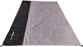 Telts grīda Enero Camp, melna krās./pelēka krās., 300 cm