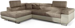 Kampinė sofa Anton Berlin 03, Soft 33, šviesiai ruda sp., kairinė, 202 x 275 cm x 90 cm