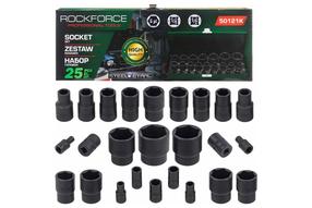 Trieciena galviņu komplekts Rockforce RF-50121K, 1/4", 1/2"