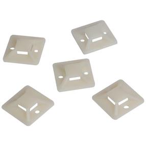 Juhtmehoidik Logilink Cable Tie Mount, 20 x 20 mm, 100 tk, valge v.
