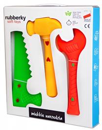 Žaislas Hencz Toys Soft Tools, įvairių spalvų, 3 vnt.