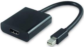 Adapter MicroConnect Mini DisplayPort to HDMI MDPHDMI6B Mini Display port male, HDMI female, 0.2 m, must v.