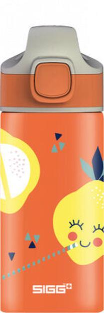 Vaikiška gertuvė Sigg Miracle Lemon, 400 ml, 1 m., 6.6 cm, aliuminis, oranžinė sp.