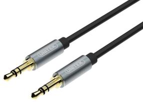 Laidas Unitek, 3.5 mm (AUX), juoda sp.
