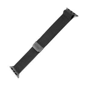 Pulksteņa siksniņa Apple, WATCH MESH 42/44/45MM, melna krās.