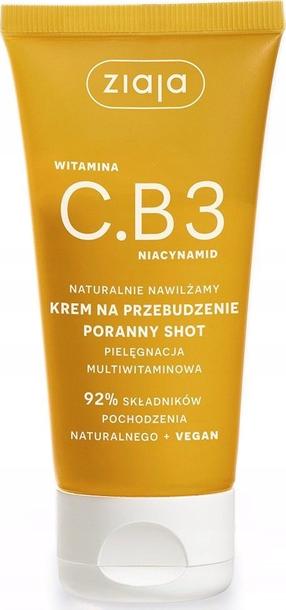 Sejas krēms Ziaja Vitamin C.B3 Niacinamide Morning Shot Wake Up, 50 ml
