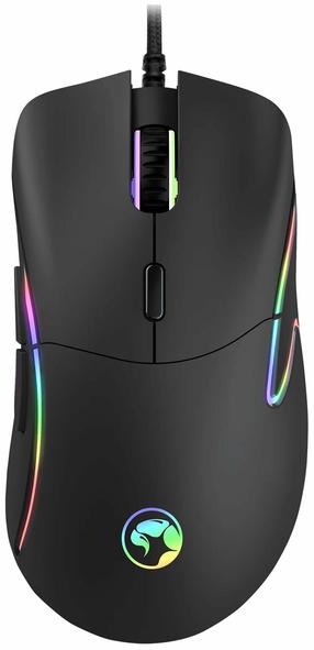 Vadu spēļu pele Marvo M528 Capo 30 *, usb 2.0, melna krās.