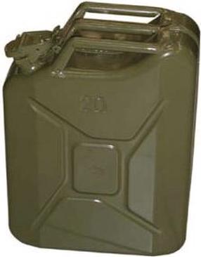 Kanna degvielai, metāls, 20 l, zaļa krās.