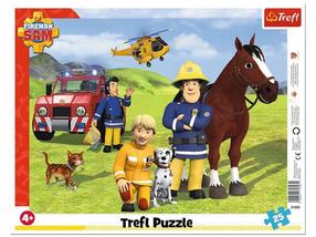 Пазл Trefl Fireman Sam Always On Guard 31393, 28.5 см x 36.5 см, 25 шт., многоцветный