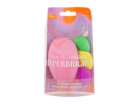 Kosmētikas sūklis Real Techniques Hyperbrights Miracle Complexion Sponge, 4 gab., rozā krās.
