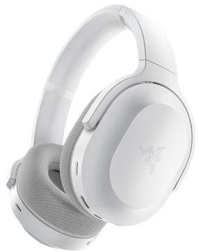 Bezvadu spēļu austiņas Razer Barracuda Mercury, balta krās.