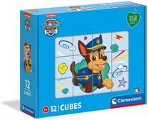 Lavinimo žaislas Clementoni Paw Patrol Cubes, 19 cm, įvairių spalvų, 12 vnt.