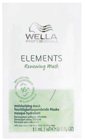 Matu maska Wella Professionals Elements Renewing, 15 ml