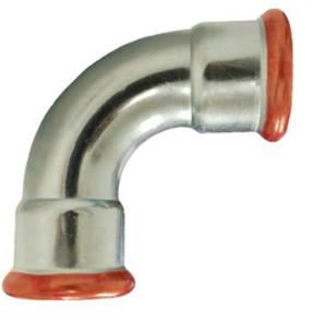 Presuojama alkūnė Assotherm 90, FF, 22 mm – presuojama