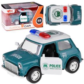  Žaislinė policijos mašina Classical, mėlyna sp./balta sp.
