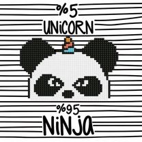 Deimantinė mozaika Diamond Dotz Ninja Panda-Corn, įvairių spalvų, 6.69 g