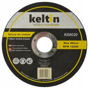 Lõikeketas Keltin K00020, 125 mm x 1 mm x 22.23 mm
