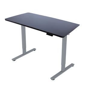 Datorgalds regulējams augstums Home4you Ergo Fit, 120 cm x 60 cm, 71.6 - 116 cm, sudraba krās./melna krās./pelēka krās.