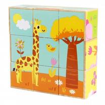 Lavinimo žaislas Iwood Bricks Forest Animals, įvairių spalvų, 9 vnt.