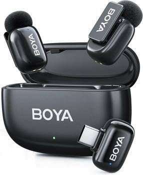 Беспроводной микрофон Boya Mini 2-02 USB-C, матовый черный цв.