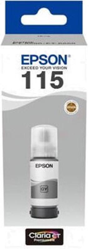 Printera kasetne Epson 115 EcoTank, pelēka krās.