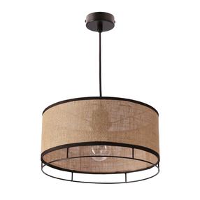 Светильник потолочный Candellux Lighting Ardi, E27, 1 x 40 Вт, песок цв. / черный цв., 30 x 15 см