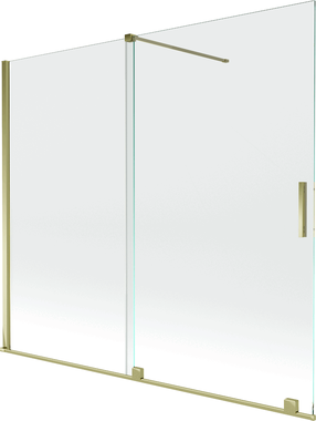 Vannas siena Mexen Velar II, 180 cm x 150 cm, zelta krās./rūdītais