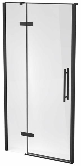 Dušo durys Ravak COSD2, 110 cm x 195 cm, skaidri sp./juoda sp./skaidrus