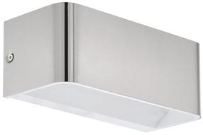 Šviestuvas sieninis Eglo Sania 4 98425, LED, 3000 °K, 1 x 10 W, balta sp. / sidabro sp.