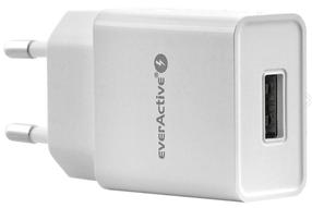 Telefoni laadija Everactive SC200, USB, valge v., 12 W