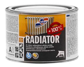 Radiatorių dažai, radiatoriams Rilak Radiator, balta sp., 0.45 l