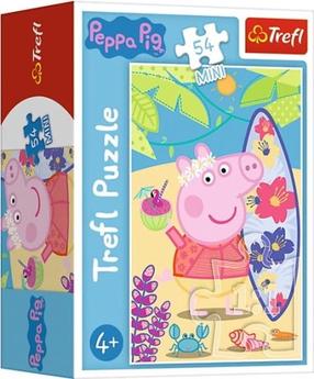 Pusle Trefl Peppa Pigs Happy Day 2, 20 cm x 13 cm, 54 tk, mitmevärviline