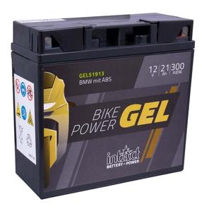Prekė su pažeista pakuote. Akumuliatorius IntAct Power Bike, 12 V, 21 Ah, 300 A