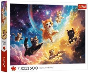 Dėlionė Trefl Kittens 37557T, 34 cm x 48 cm, 500 vnt., įvairių spalvų