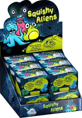 Rotaļlietas Kosmos Squishy Aliens, (krāsa/dizains tiek izvēlēts nejauši)