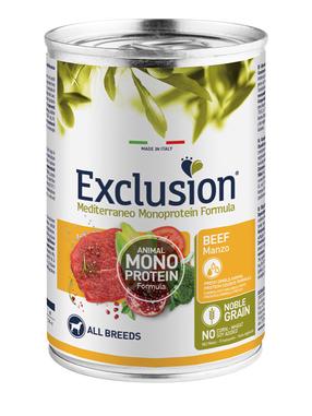 Šlapias šunų maistas Exclusion Mediterraneo, jautiena, 0.4 kg