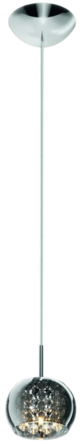 Lampa karināms Zuma Line Crystal P0076-01A-F4FZ, G9, 1 x 42 W, caurspīdīga krās./sudraba krās. / hroma krās., 13 x 13 x 16 cm