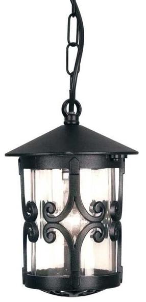 Rippuv tänavavalgusti Elstead Lighting Hereford 1, 60W, E27, IP23, must v., 15 cm x 40.5 - 50 cm