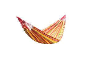 Hamakas Domoletti, raudonas/geltonas, 220 cm