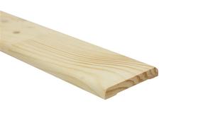 Durvju stendere, 220 cm x 7 cm x 1.2 cm, dabīgas koksnes krās.