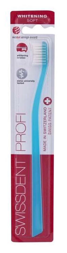 Zobu birste Swissdent Profi Whitening, zila krās.