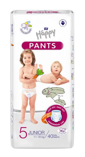Püksmähkmed Happy Pants Junior, 5 suurus, 11 - 18 kg, 40 tk