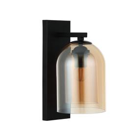 Lampa sienas Light Prestige Elaris, E27, 1 x 15 W, dzintara krās. / melna krās.
